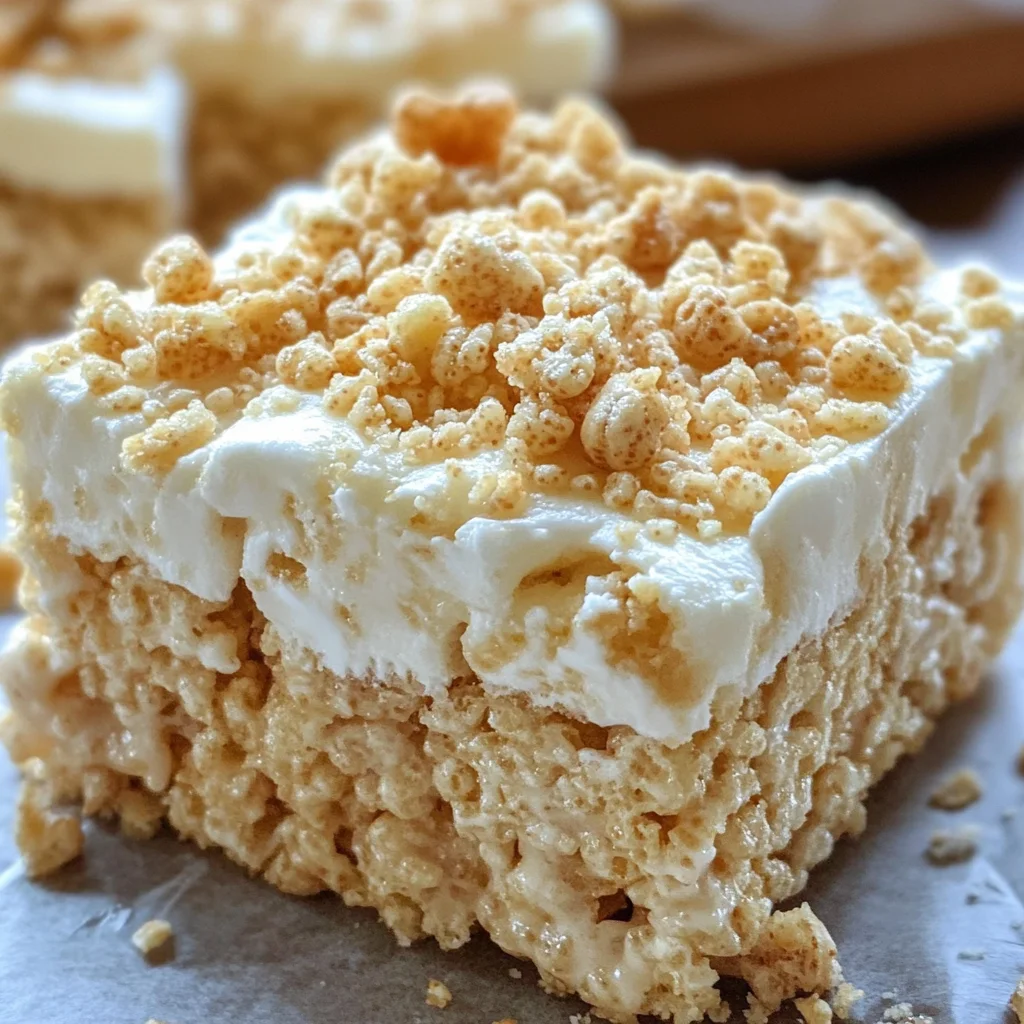 Banana Pudding Rice Krispie Treats