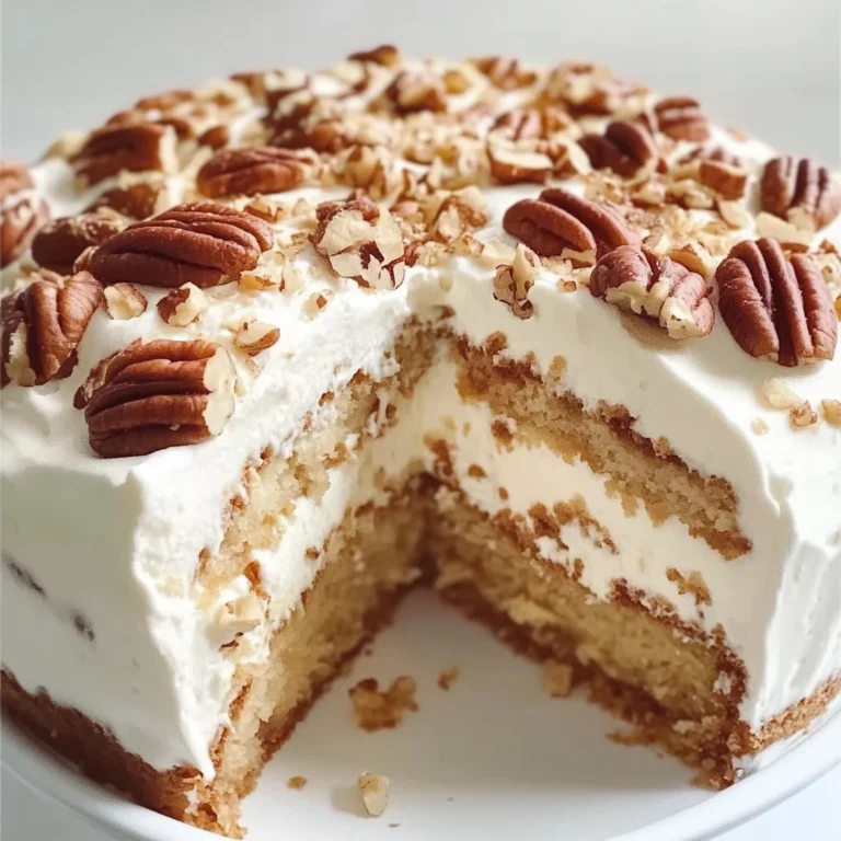 Butter Pecan Tres Leches Cake