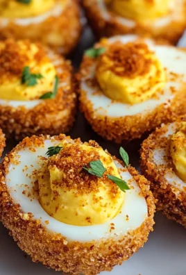 Cajun Style Fried Deviled Eggs