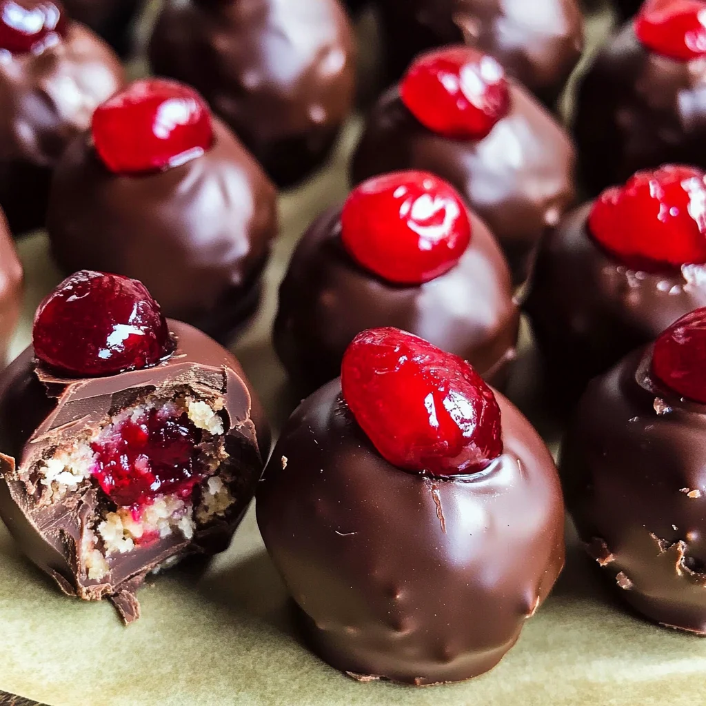 Cherry Bourbon Balls