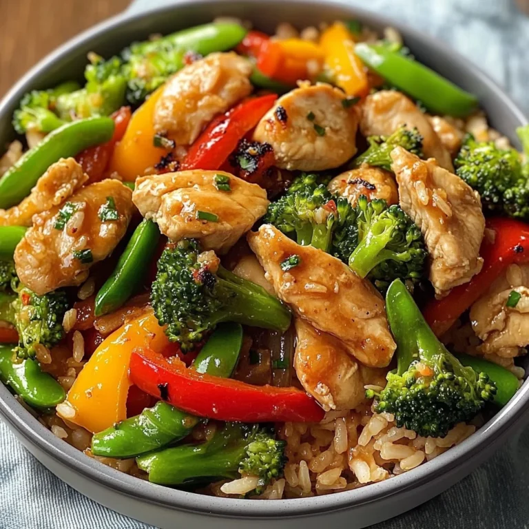Chicken Veggie Rice Stir-Fry