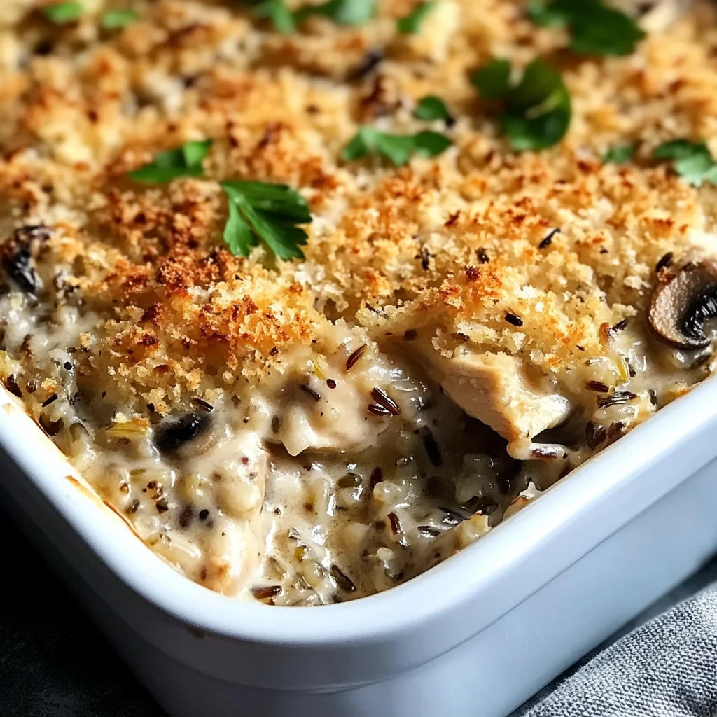 Chicken Wild Rice Casserole