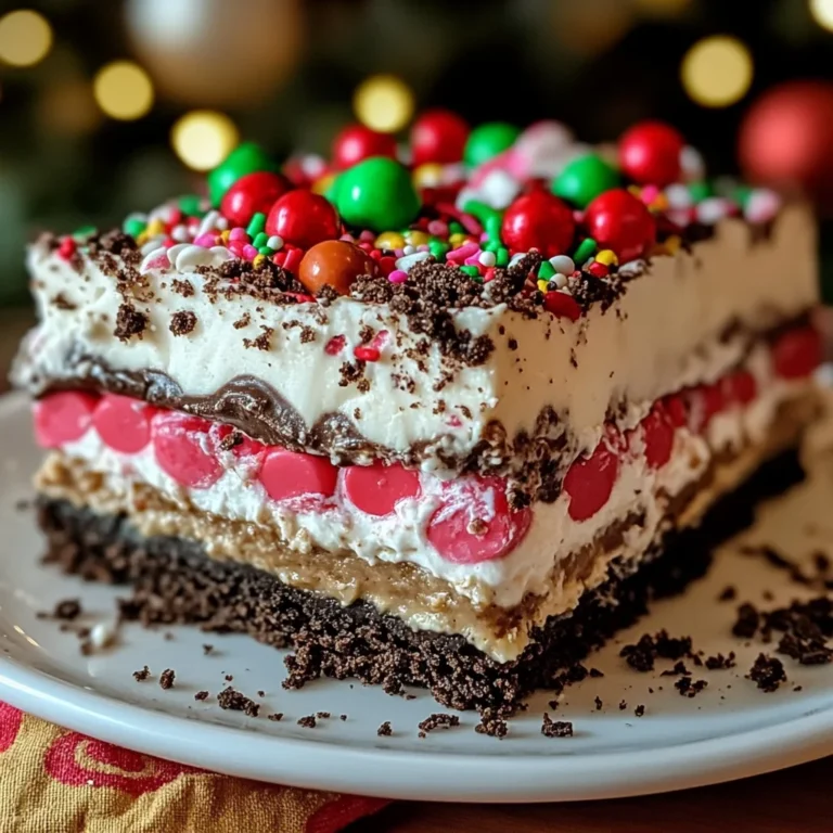 Christmas Dessert Lasagna