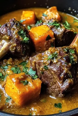 Coconut Cream Lamb Shanks with Sweet Potatoes & Coriander