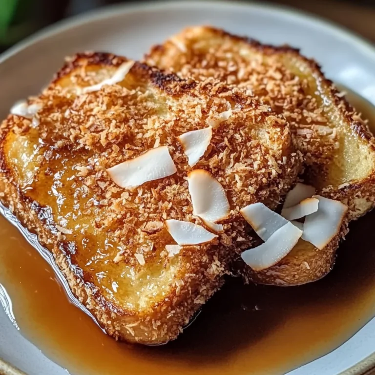 Coconut Crusted French Toast