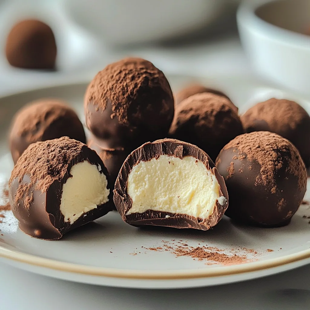 Cream Cheese Chocolate Truffles