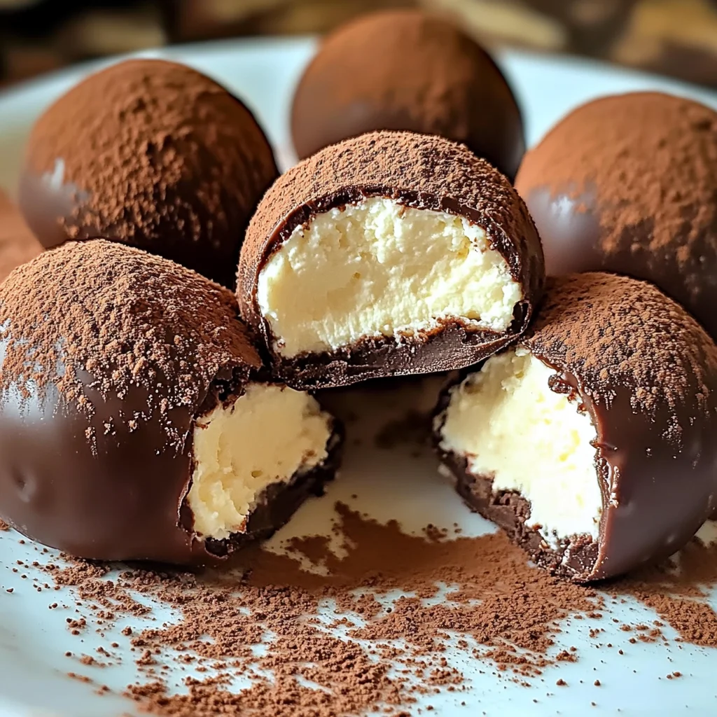 Easy Tiramisu Chocolate Truffles