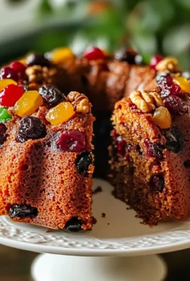 Healthy Christmas Fruit Bundt Cake