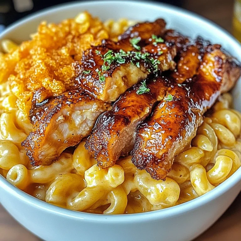 Hot Honey Chicken Mac N Cheese