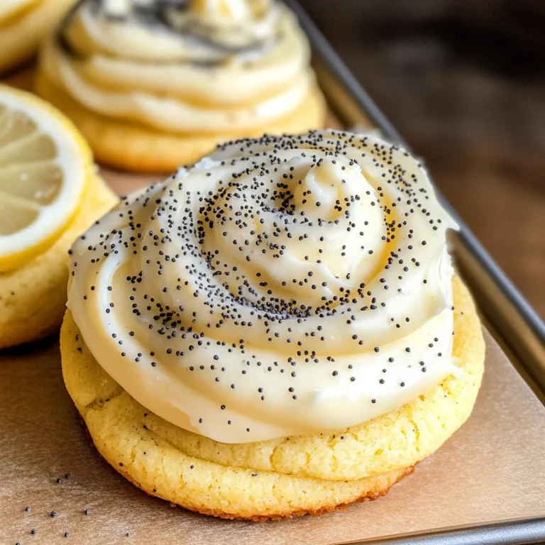 Lemon Poppy Seed Cheesecake Cookies