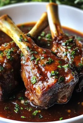 Luxurious Red Wine Lamb Shanks Recipe