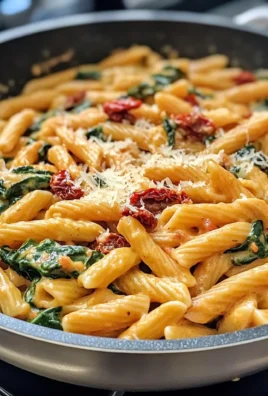 One-Pot Spinach Tomato Pasta