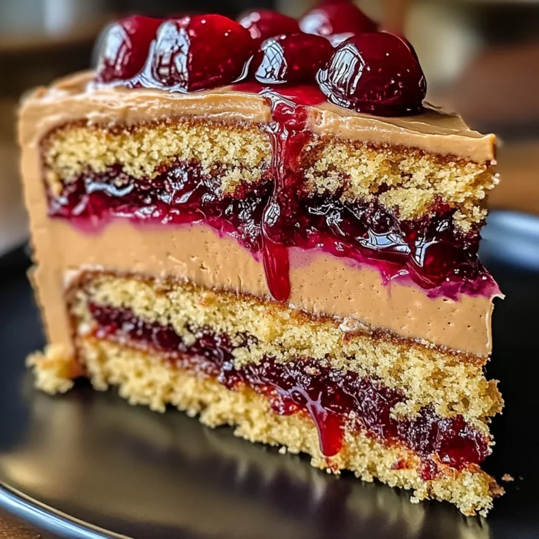 Peanut Butter & Jelly Cake