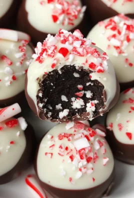 Peppermint Oreo Truffles