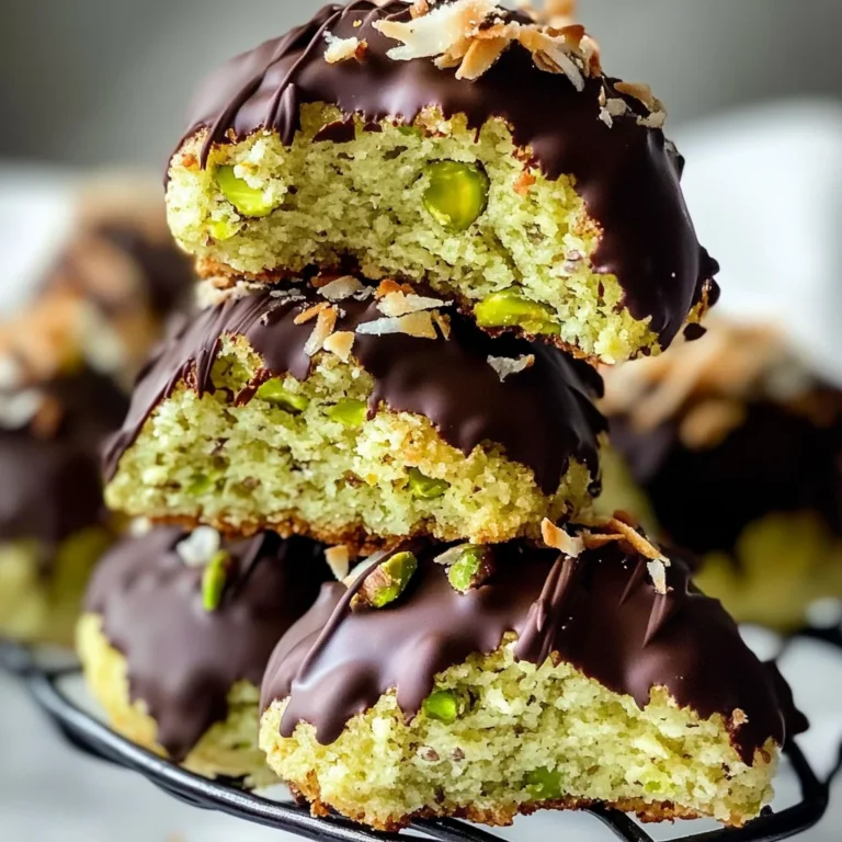 Pistachio Coconut Macaroons
