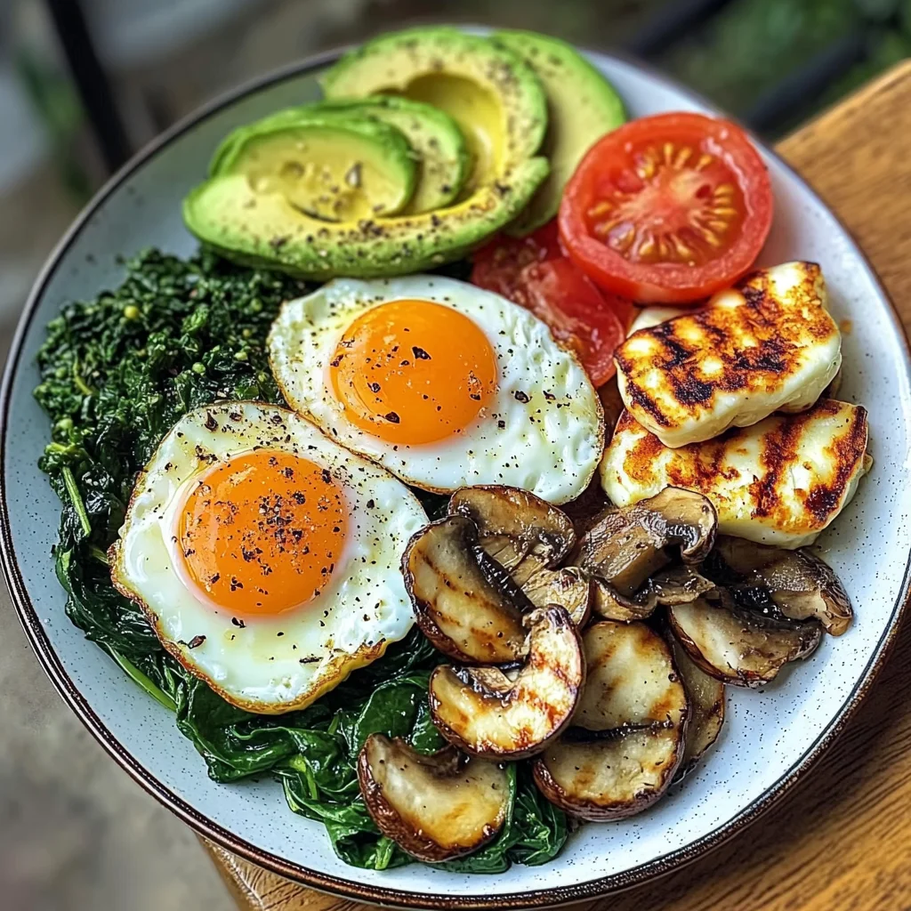Protein-Packed Veggie Breakfast Plate