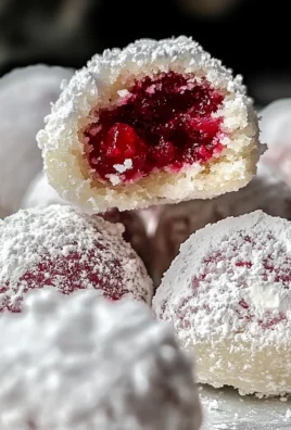 Raspberry Almond Snowball Cookies Delightful Easy Recipe
