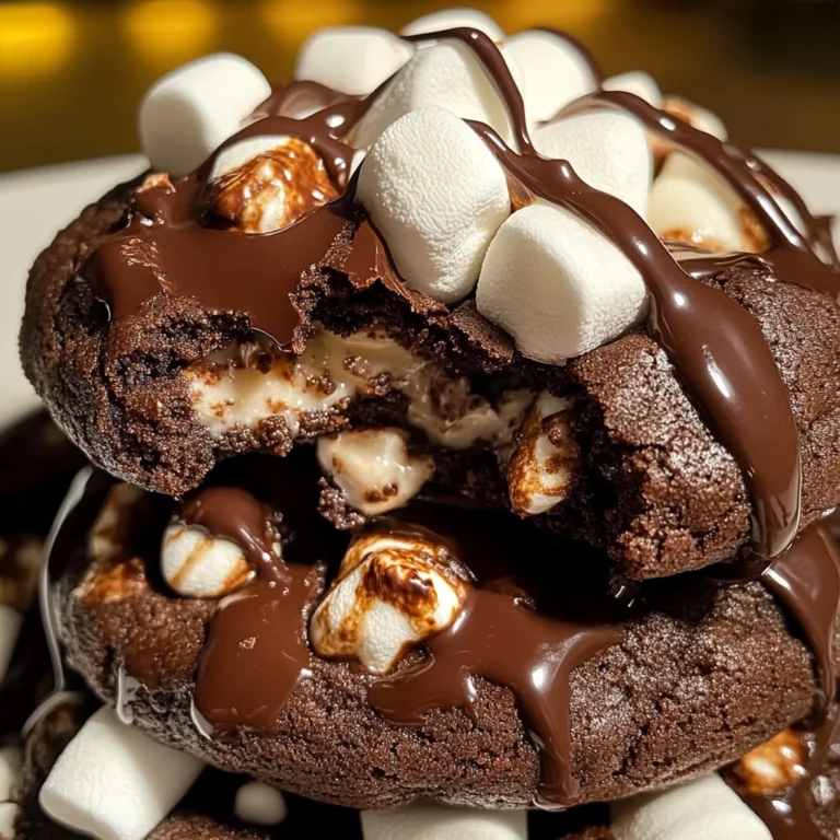 Rocky Road Chocolate Fudge Cookies