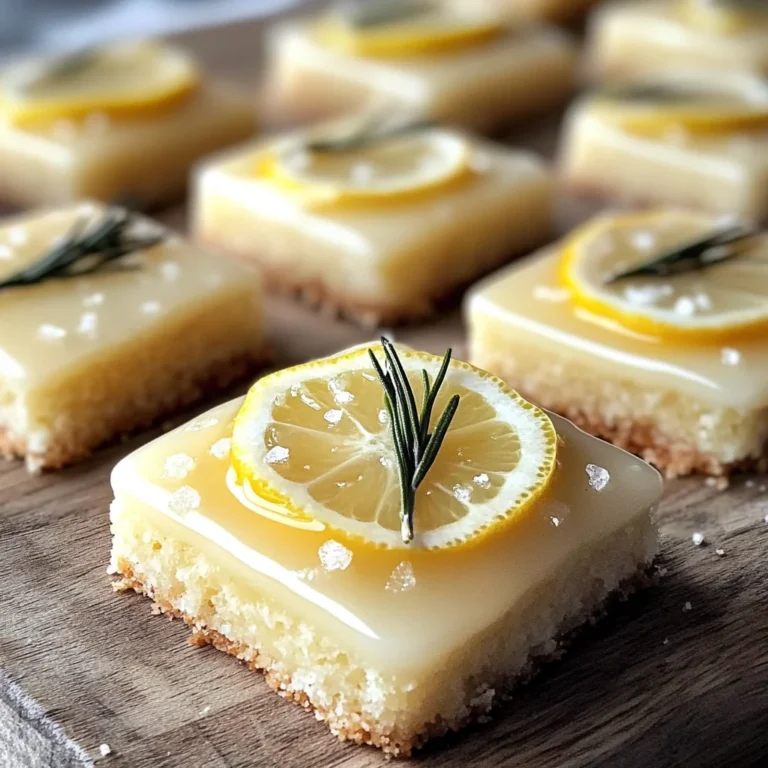 Rosemary-Lemon Shortbread with Salted Glaze