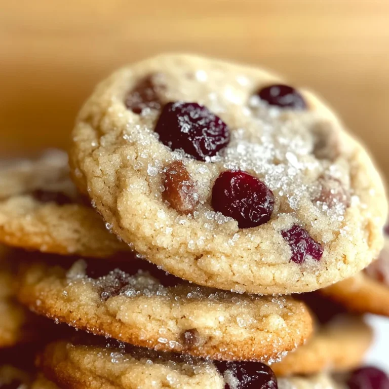 Soft Cranberry Sugar Cookies