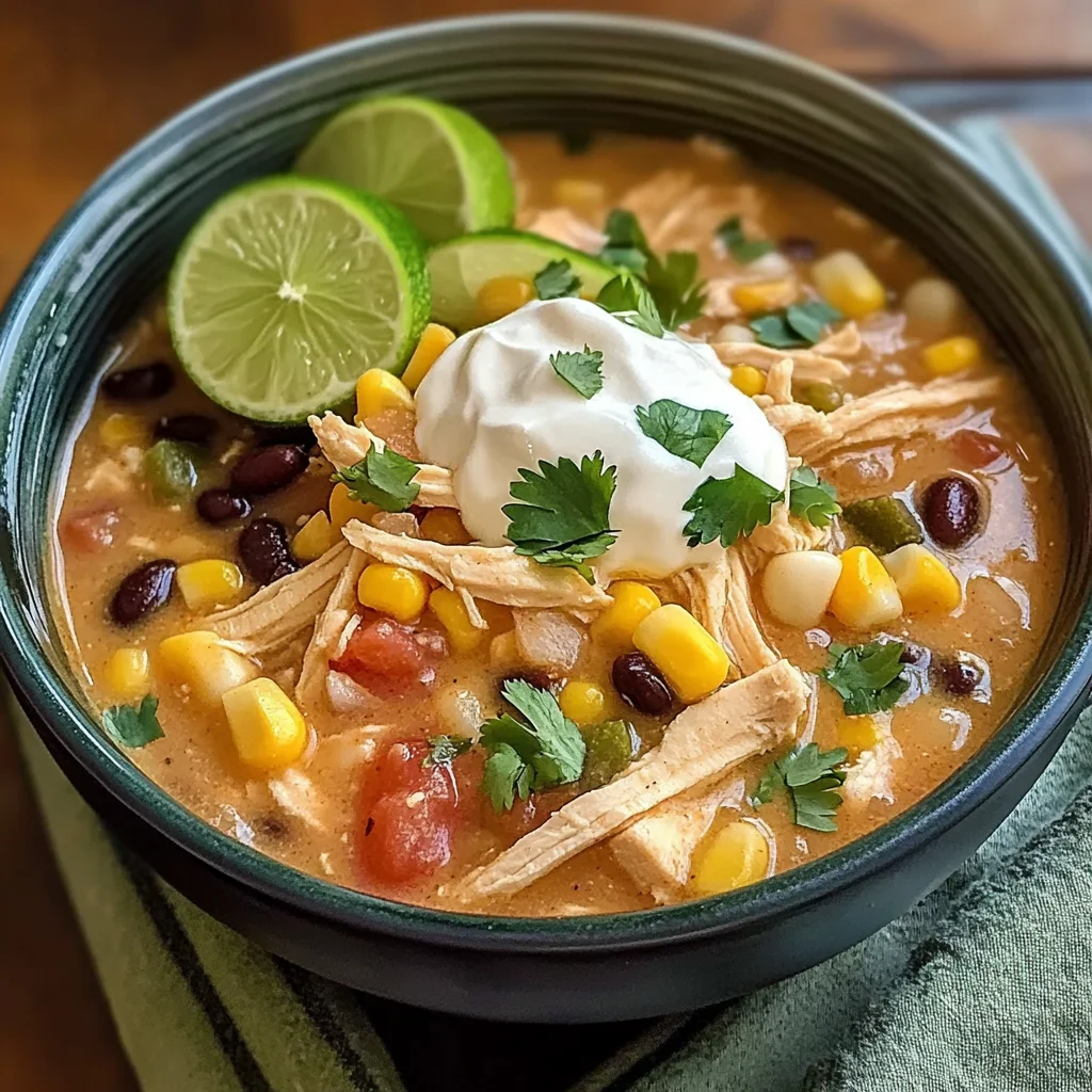 White Chicken Chili Recipe with Cream Cheese