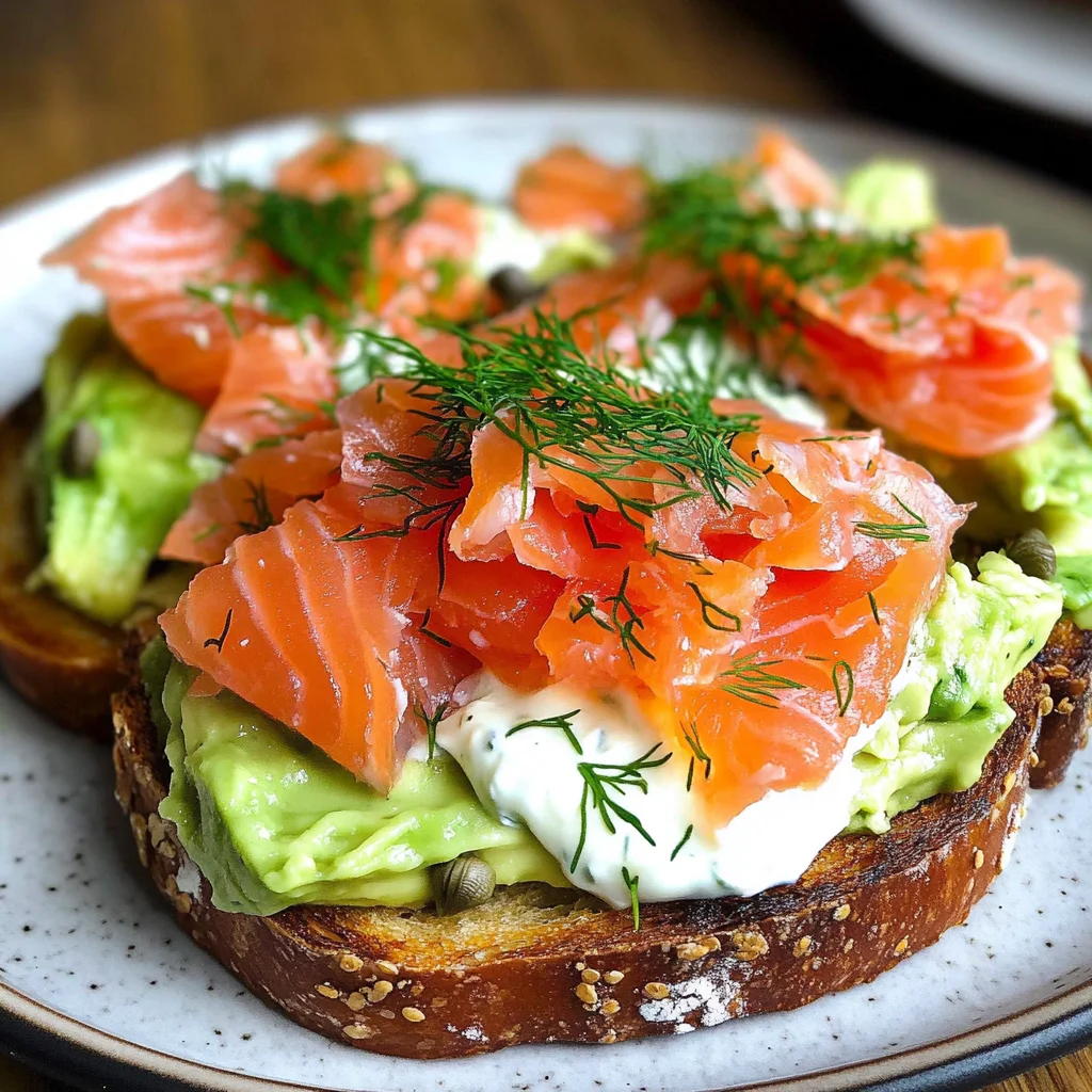 Avocado Toast with Smoked Salmon