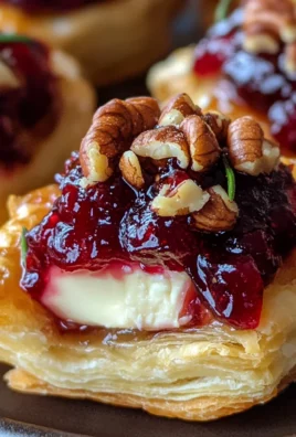 Baked Cranberry Brie Bites