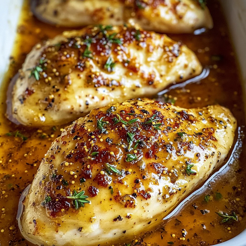 Baked Honey Mustard Chicken Breasts