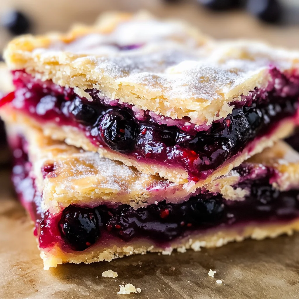 Blackberry Pie Bars