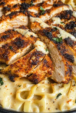 Blackened Cajun Chicken Alfredo