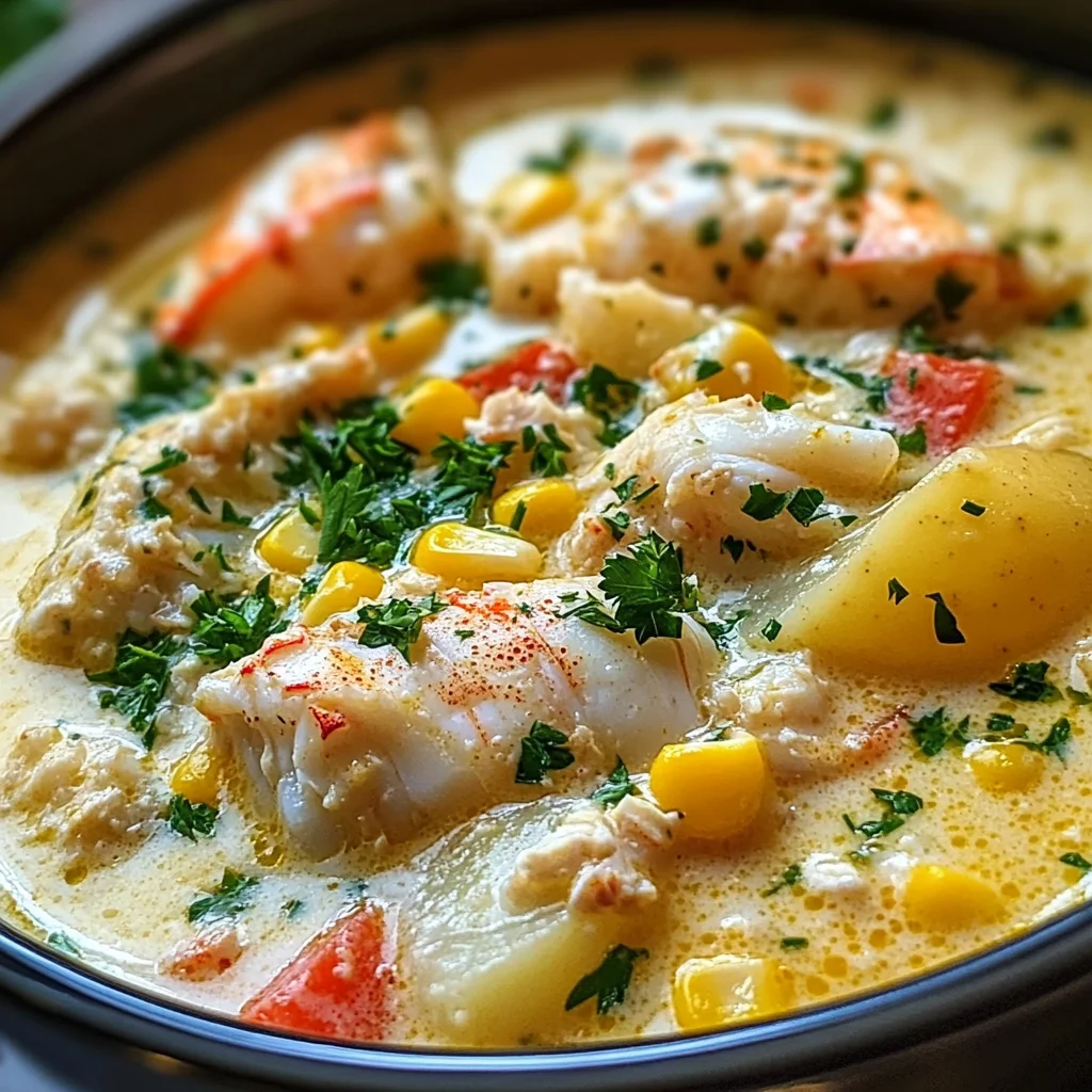 Bobby Flay's Crab & Corn Chowder Recipe