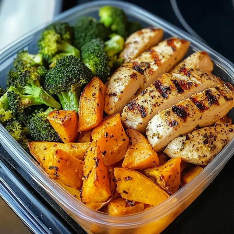 Chicken, Sweet Potato & Broccoli Meal Prep Bowls