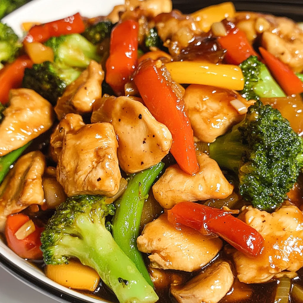 Chicken with Mixed Vegetable Stir Fry