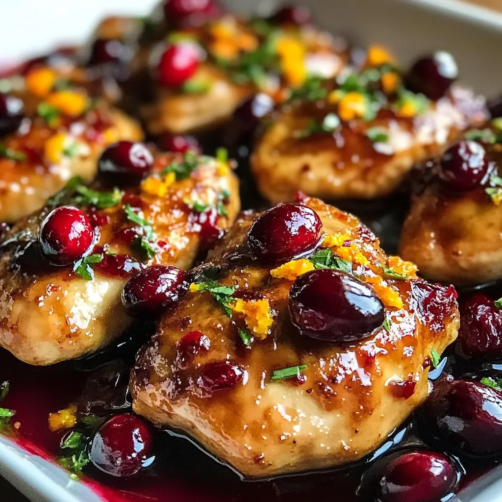 Cranberry Orange Chicken