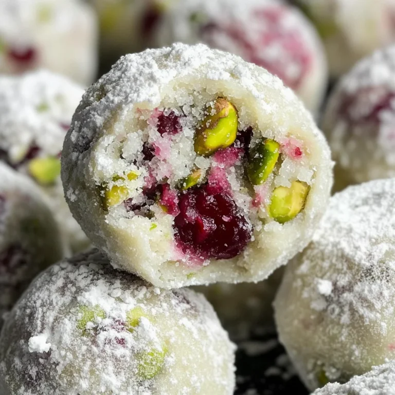 Cranberry Pistachio White Chocolate Truffles