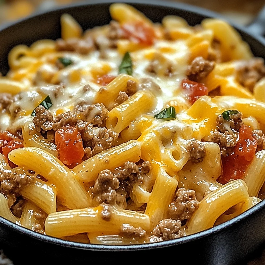 Creamy Rotel Pasta with Ground Beef for Cozy Weeknight Dinners