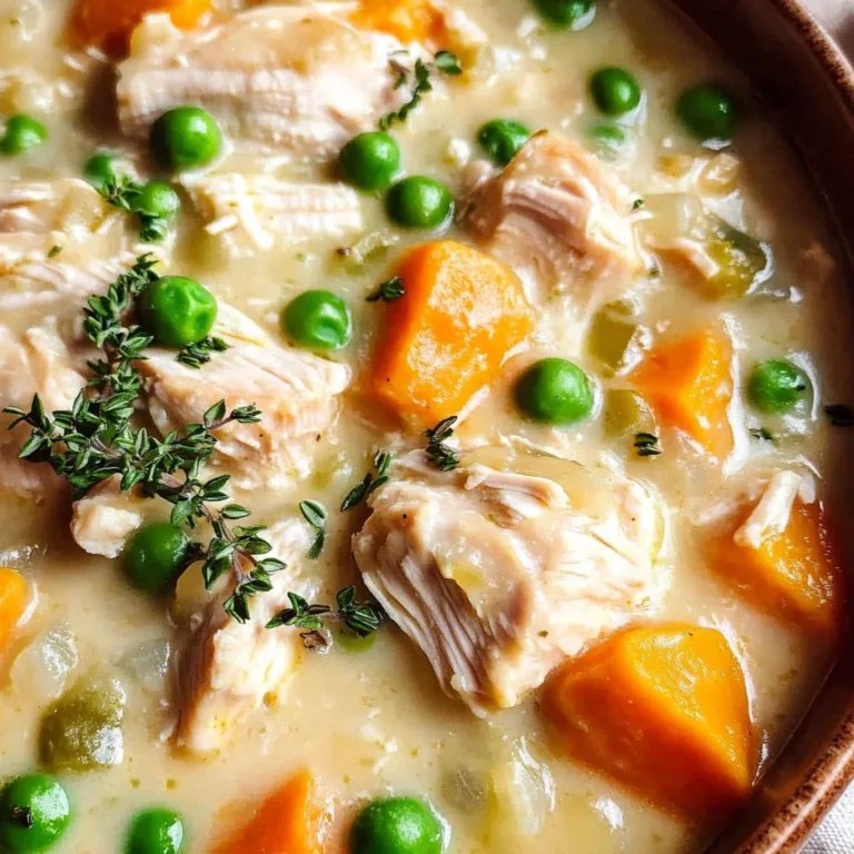 Crustless Chicken Pot Pie