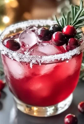 Festive Christmas Cranberry Margarita