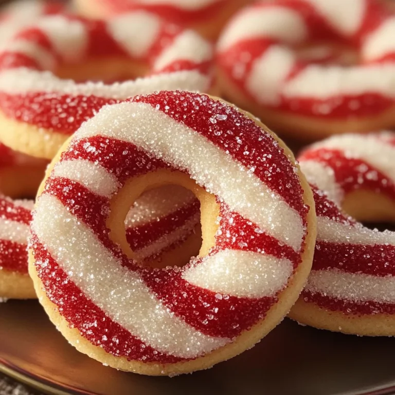 Festliche Zuckerstangen-Kekse