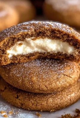 Gingerbread Cheesecake Cookies