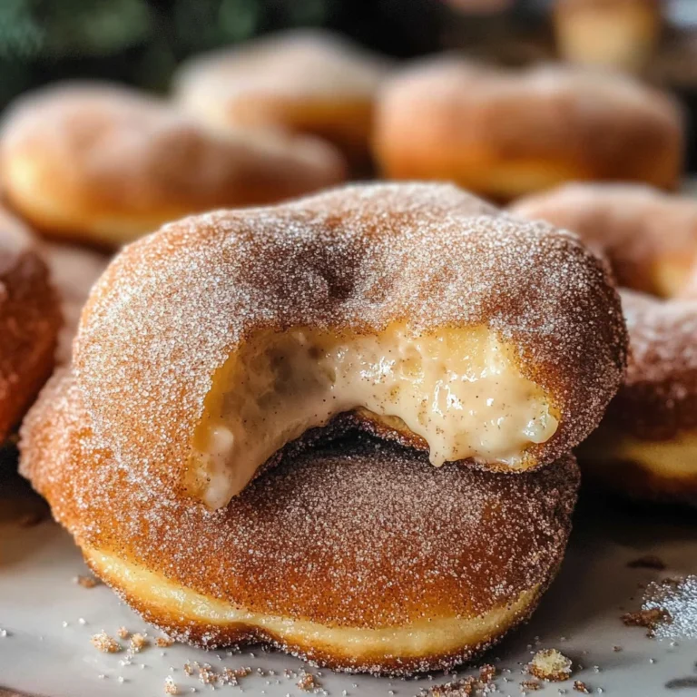 Gingerbread Cheesecake Donuts
