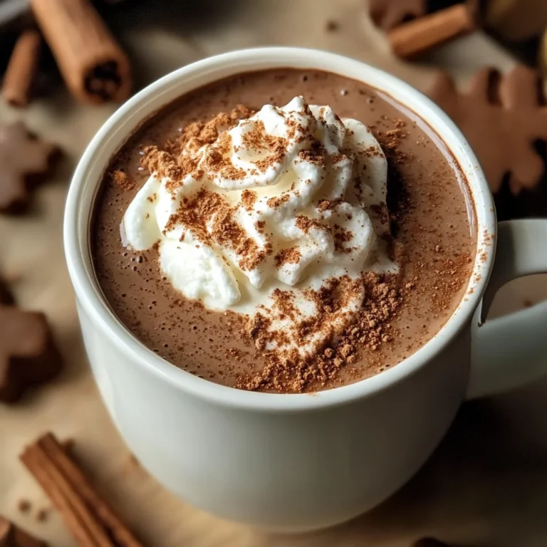 Gingerbread Hot Chocolate