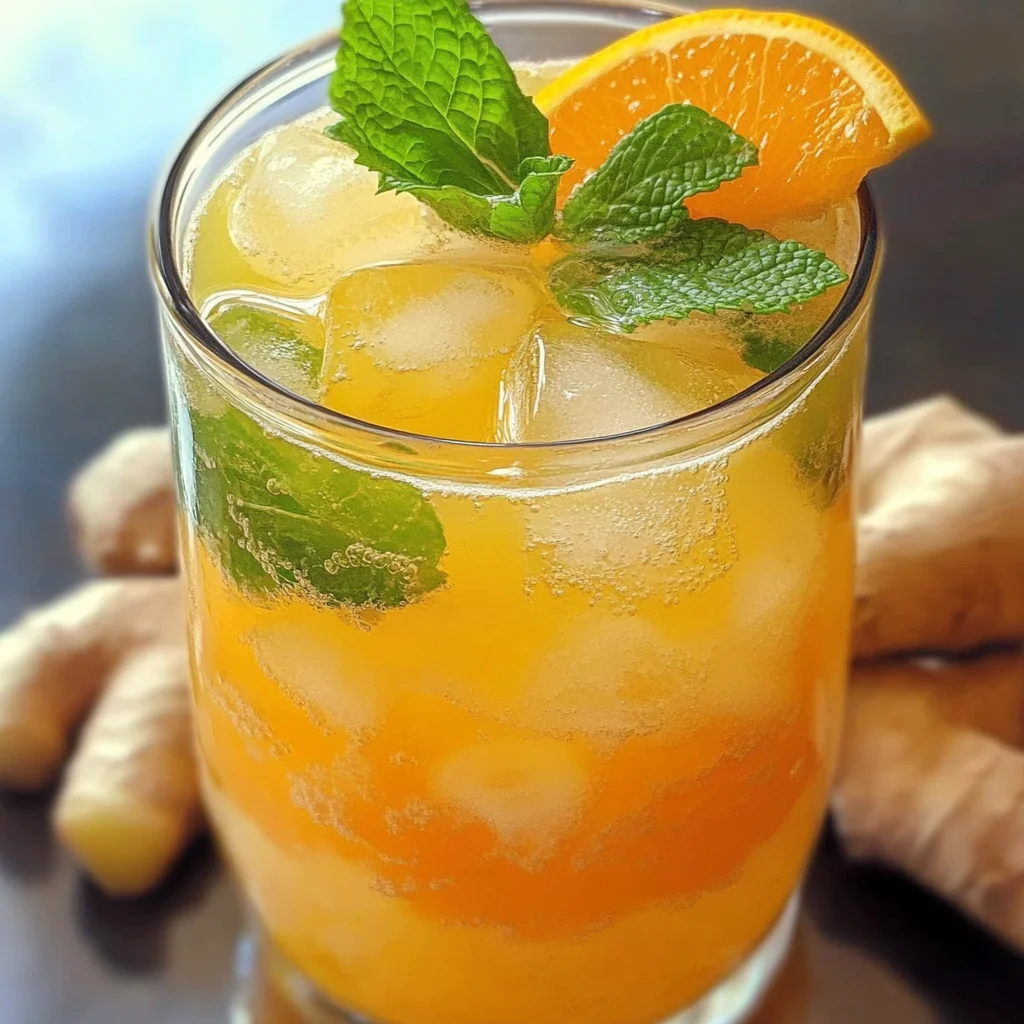 Iced Orange Ginger Green Tea