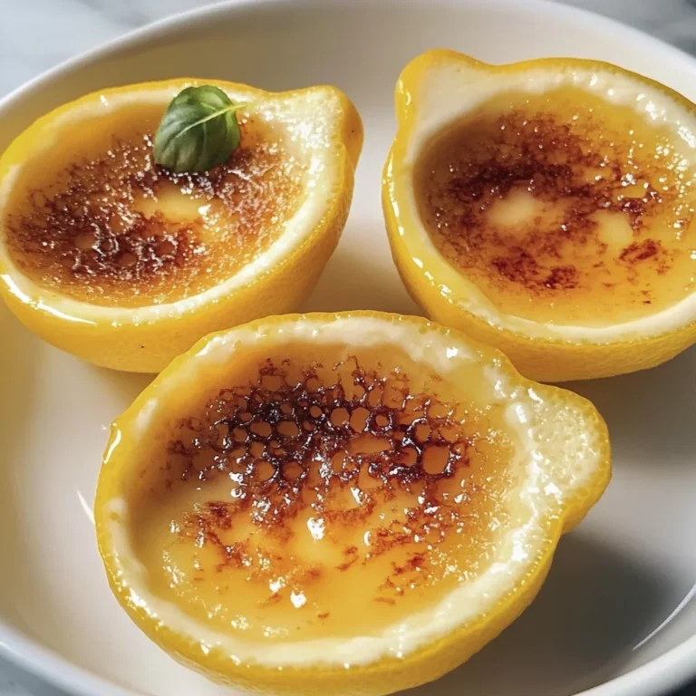 Lemon Posset Brûlée