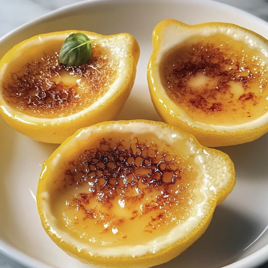 Lemon Posset Brûlée