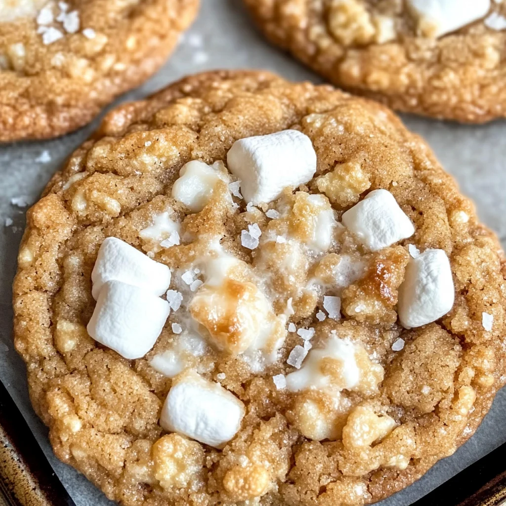 Marshmallow Crispy Cookies (Costco Copycat)