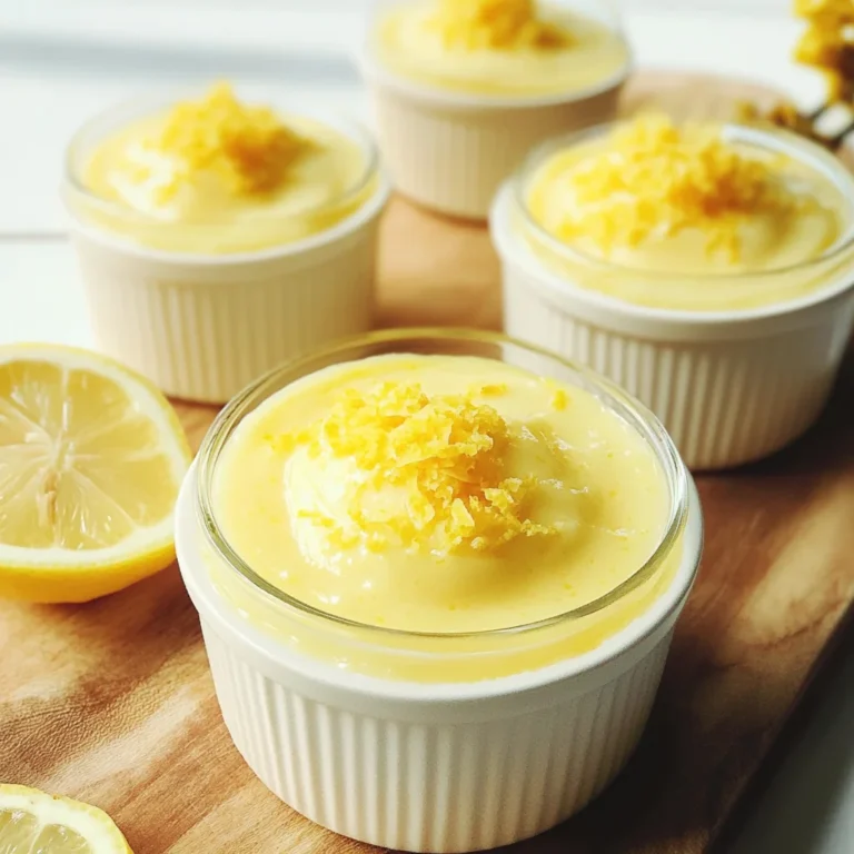 Mary Berry Lemon Pots