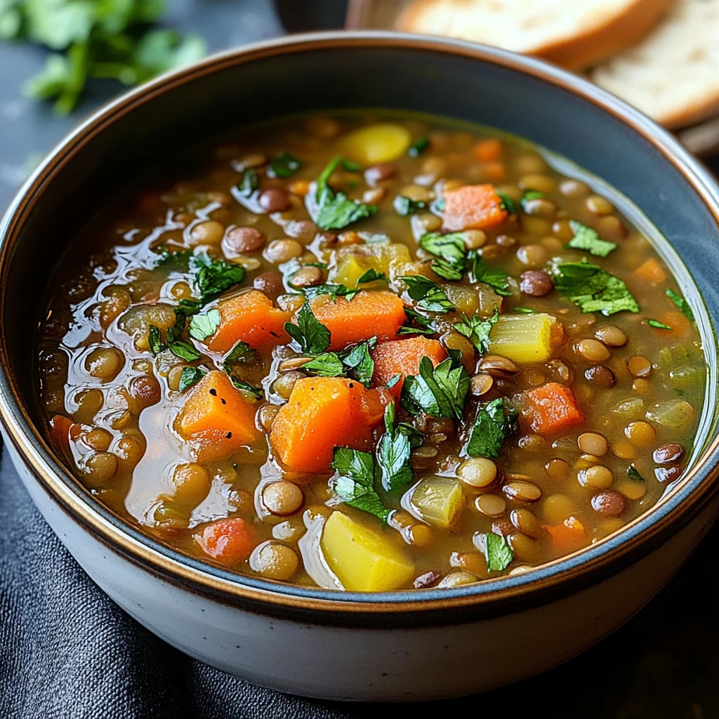 Mediterranean Lentil Soup