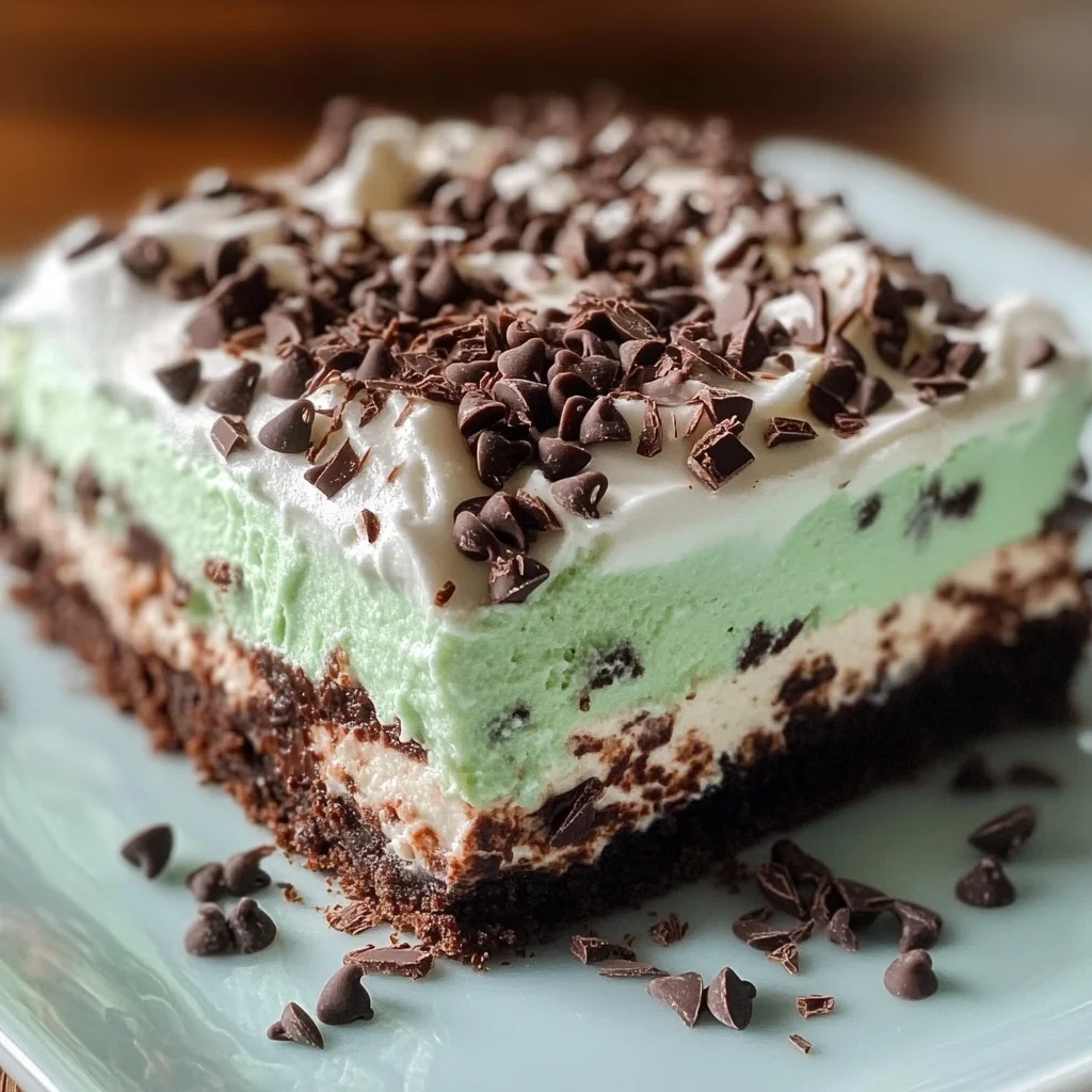 Mint Chip Lasagna Recipe