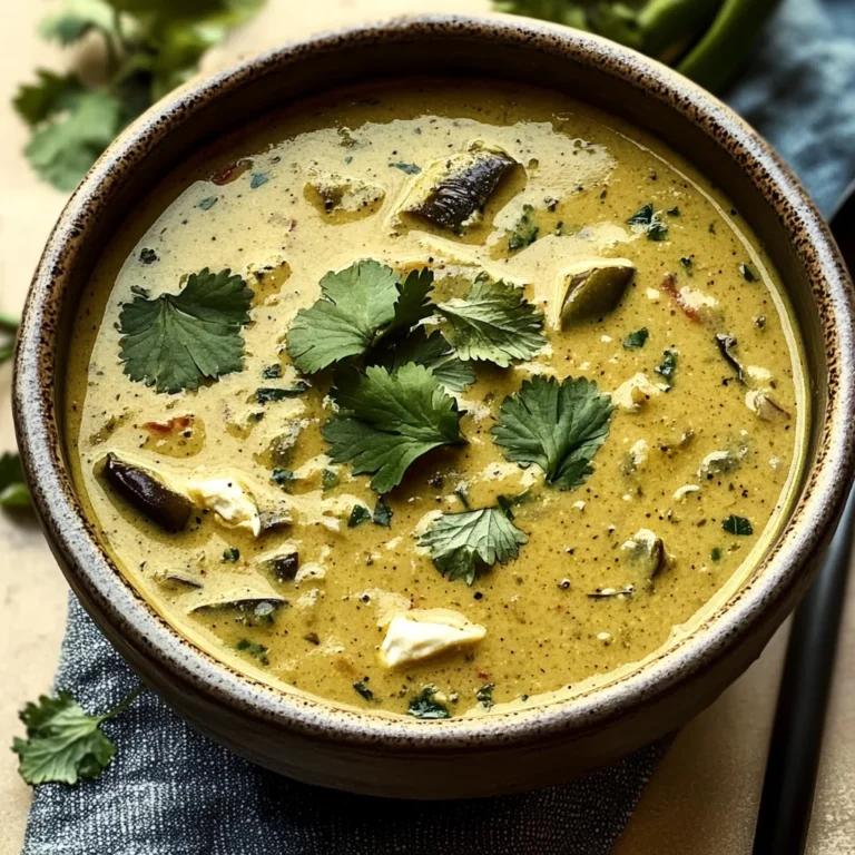 Mouthwatering Roasted Poblano Soup for Ultimate Comfort